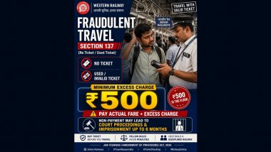 Indian Railways Doubles Ticketless Travel Fine to INR 500: What Passengers Need To Know
