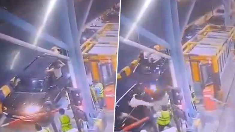 Greater Noida: Toll Plaza Chaos As Group Refuses Payment, Breaks Barrier and Escapes, Video Goes Viral