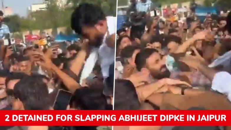Abhijeet Dipke Slapped: 2 Detained for Attacking CJP Founder During Jaipur Protest