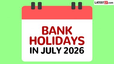 RBI Bank Holiday Calendar July 2026: City-Wise List and Weekend Details