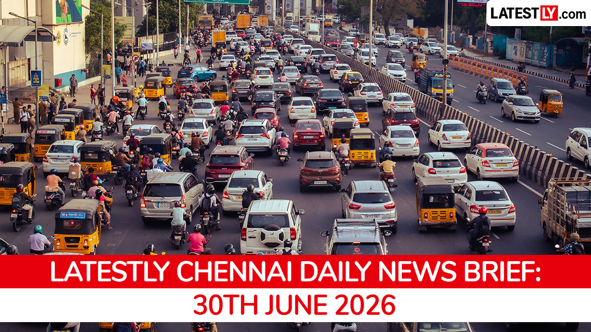 Chennai Latest News Today on June 30th, 2026: CM Vijay Directives, Bullet Train & Gold Price Plunge