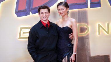 Tom Holland and Zendaya Make First Red Carpet Appearance Amid Wedding Rumours at &lsquo;Spider-Man: Brand New Day&rsquo; Madrid Event (See Pics)