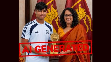 Fact Check: Viral Photo of Vaibhav Sooryavanshi Honoured by Sri Lankan PM Harini Amarasuriya is AI-Generated