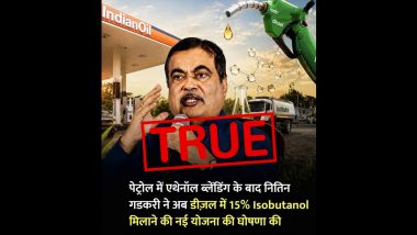 Has Nitin Gadkari Announced 15% Isobutanol Blending for Diesel Vehicles?