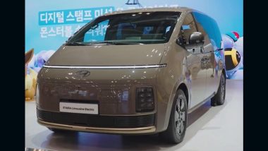 Hyundai STARIA Limousine Electric Debuts as Premium All-Electric MPV