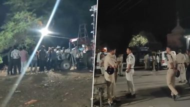 Muharram Procession Tragedy in Ratlam: 2 Dead, 12 Injured After Tazia Touches High-Tension Power Line (Watch Video)