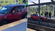 US Woman Following GPS Drives SUV Onto Seattle Rail Tracks, Viral Video Surfaces