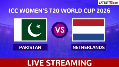 Pakistan vs Netherlands Live Streaming Online: Watch PAK-W vs NED-W ICC Women's T20 World Cup 2026 Match Free Telecast