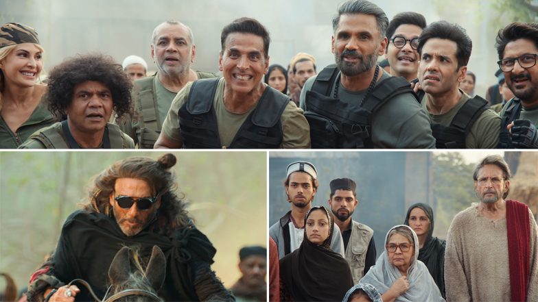 &lsquo;Welcome to the Jungle&rsquo; Trailer: Fans React to Akshay Kumar&rsquo;s &lsquo;Flop Hero&rsquo; Alongside OGs Suniel Shetty and Paresh Rawal, Say &lsquo;Situational Comedy Is Back&rsquo; (Watch Video)