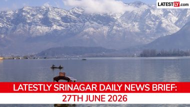 Srinagar Latest News Today on June 27th, 2026: Gulmarg Blast, Smart City Audit & Earthquake Tremors