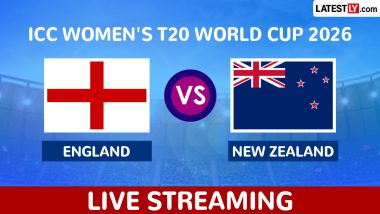 England vs New Zealand Live Streaming Online: Watch ENG-W vs NZ-W ICC Women's T20 World Cup 2026 Match Free Telecast