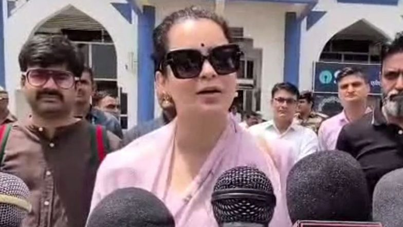 ‘Bharat Bhhagya Viddhaata’: Kangana Ranaut in Jodhpur for Film Premiere, Lauds Economic Progress