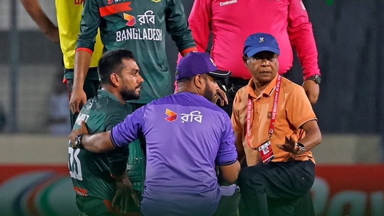 Bangladesh All-Rounder Mehidy Hasan Miraz Hospitalised Due To Concussion After Historic ODI Series Win Over Australia