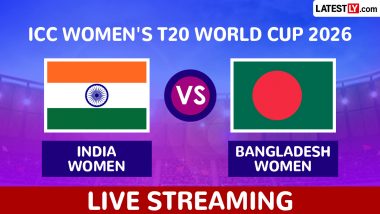India vs Bangladesh Live Streaming Online: Watch IND-W vs BAN-W ICC Women's T20 World Cup 2026 Match Free Telecast