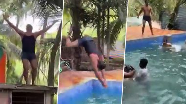 Sindhudurg: Tourist Dies After Diving Headfirst Into Shallow Swimming Pool at Resort, Viral Video Surfaces