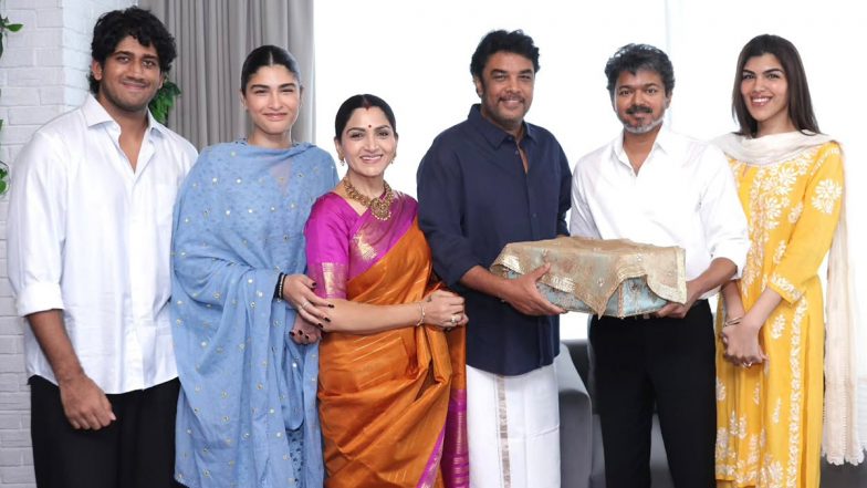 Kushboo Sundar Invites Tamil Nadu CM Vijay to Daughter Avantika&rsquo;s Wedding; Photos From Their Meeting Go Viral
