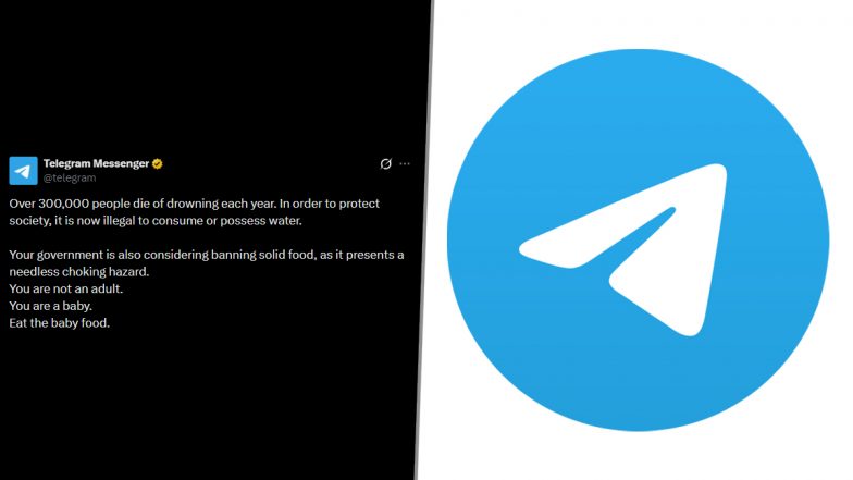 &lsquo;It Is Now Illegal To Consume Water&rsquo;: Telegram Takes Fresh Dig at Indian Government Over NEET-Linked Ban