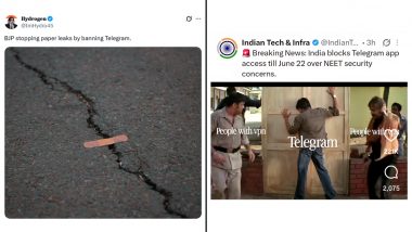 Telegram Ban Memes and Funny Jokes Go Viral After Govt's Action To Curb NEET Paper Leak