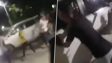 Madan Mitra Egg Attack: Angry Protesters Target TMC MLA’s Vehicle in Kamarhati, Video Surfaces