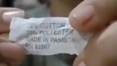 Pune Viral Video: Woman Claims Bedsheet Bought at Temple Fair Revealed ‘Made in Pakistan’ Tag After Wash; Police Launch Probe