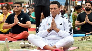 International Yoga Day 2026: Akshay Kumar Performs Yoga With Union Minister Mansukh Mandaviya, Promotes Healthy Ageing (Watch Video)