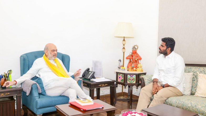 India News | K Annamalai Meets HM Amit Shah in Delhi Amidst Speculation on His Future in BJP