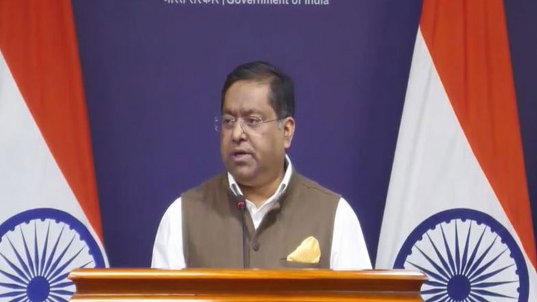 World News | No Role for Third Parties in Bilateral Matter Between India, Nepal, Mechanisms in Place to Deal with Boundary Matters: MEA