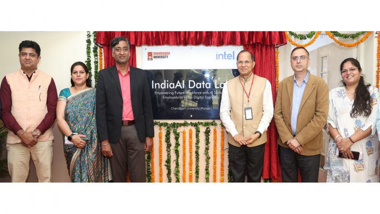 Business News | Chandigarh University Becomes India's First Private University to Establish 'IndiaAI Data Lab' in Collaboration with Intel India