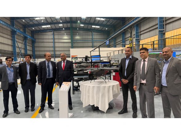 Business News | Tata Sons Chairman Visits Upcoming India's First Private Defence MRO Facility for C-130J Aircraft, Set to Be Commissioned by December 2026