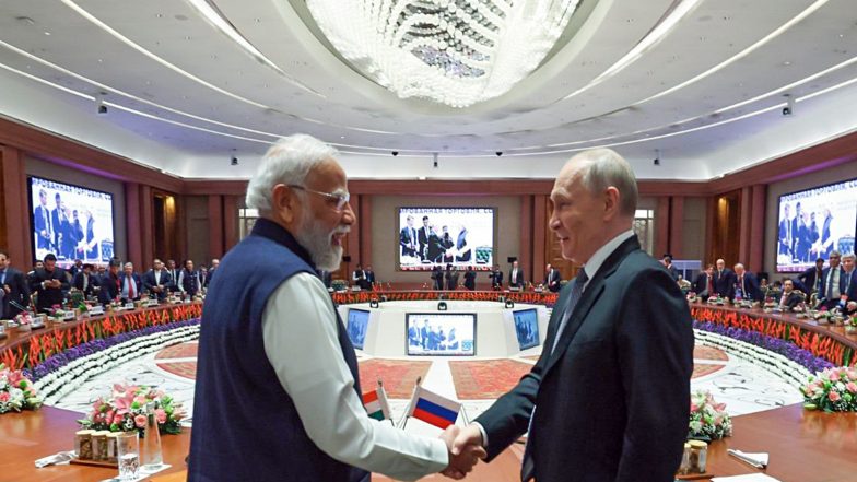 Business News | Putin Says Russia to Deepen Investments in India, Bilateral Trade to Touch USD 100 Bn in Coming Years