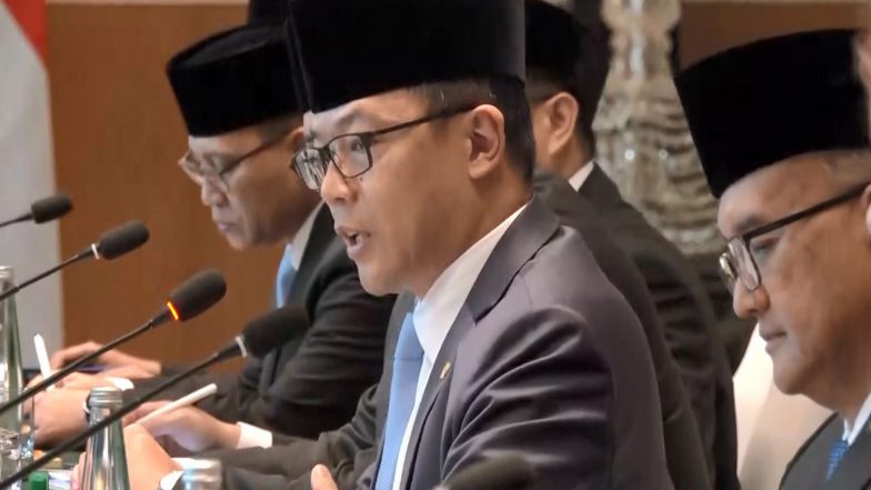 World News | Indonesian Foreign Minister Sugiono Pitches for Deeper Ties with India
