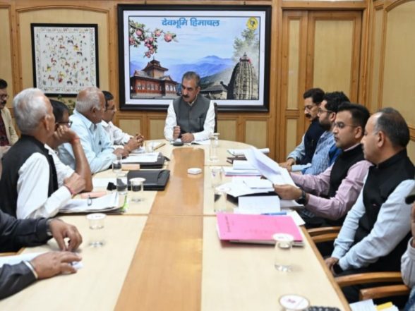 India News | Himachal CM Sukhu Chairs High-level Review Meeting of Finance Department