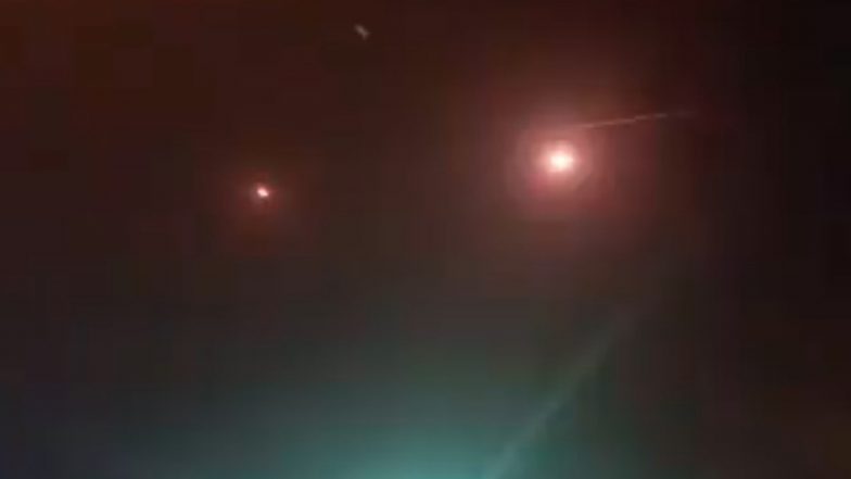 World News | Iran Launches Missiles at Israel, First Attack Since April 8 Ceasefire