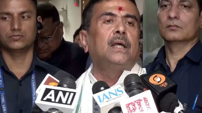India News | 'Received Approval Letter for Rs 1,000 Crore for PMGSY': Bengal CM Suvendu Adhikari After Meeting Shivraj Singh Chouhan