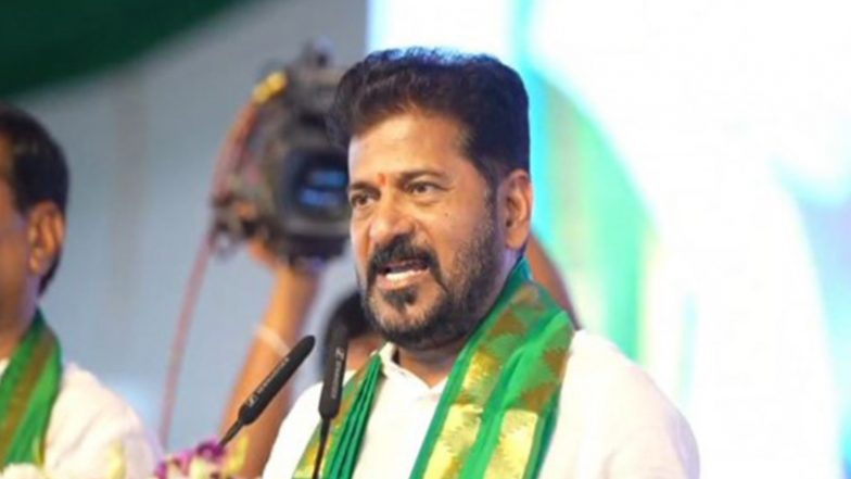 India News | Telangana CM Revanth Reddy Lays Foundation Stone for Cyberabad Municipal Corporation Building, Other Development Works Worth Rs 1674.74 Cr