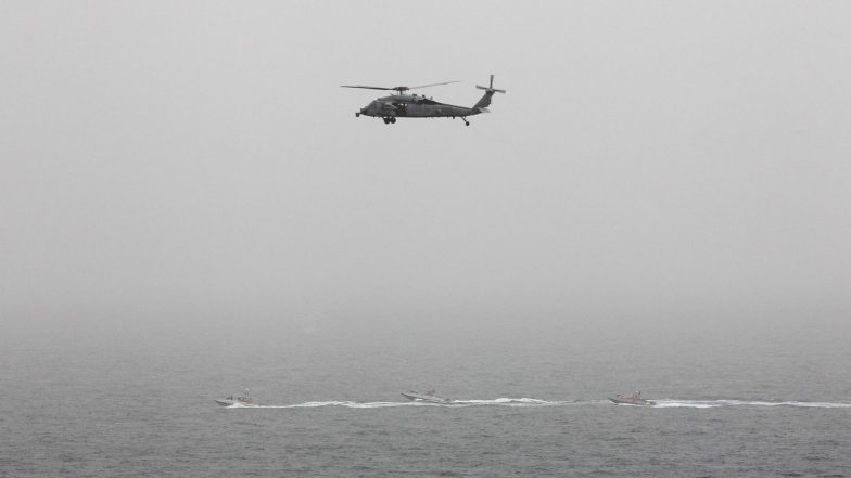 World News | US Crew Reported Rescued After Helicopter Goes Down Near Strait of Hormuz, Reports NYT