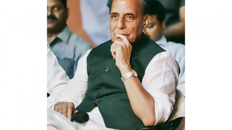 India News | UP: Rajnath Singh Nod for 1st Large-scale Solar Power Project on Defence Land at Sitapur