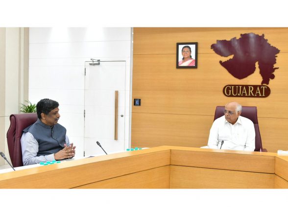 India News | Gujarat CM Bhupendra Patel Approves Early Release of Narmada Canal Water for Farmers' Irrigation Needs