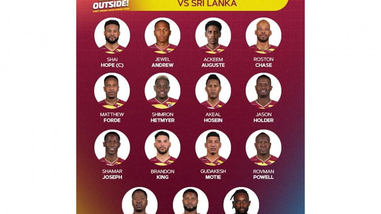 Sports News | Cricket West Indies Announces Squad for T20 Series Against Sri Lanka in Jamaica