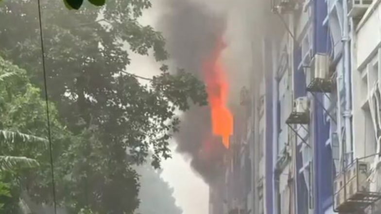 India News | West Bengal: Fire Breaks out at South 24 Parganas Zilla Parishad Office in Kolkata