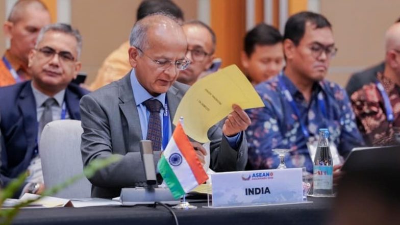 World News | India Advocates for Rules-based Order, Diplomacy at ASEAN Regional Forum to Tackle Geopolitical Challenges