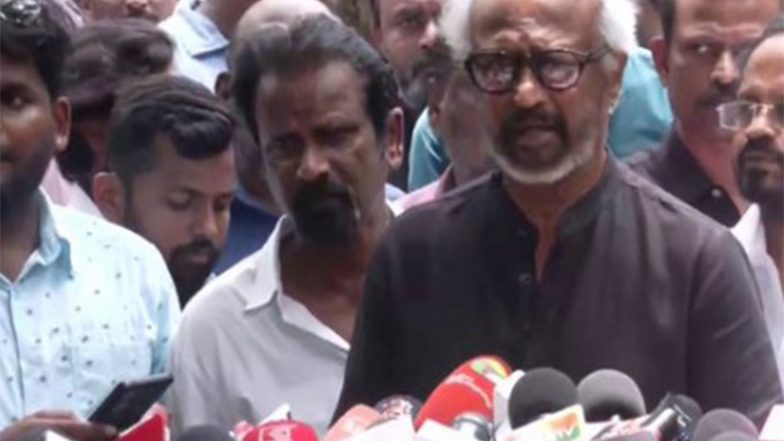 Entertainment News | Rajinikanth Pays Last Respects to Bharathiraja, Calls Him Lifeline of South Indian Cinema