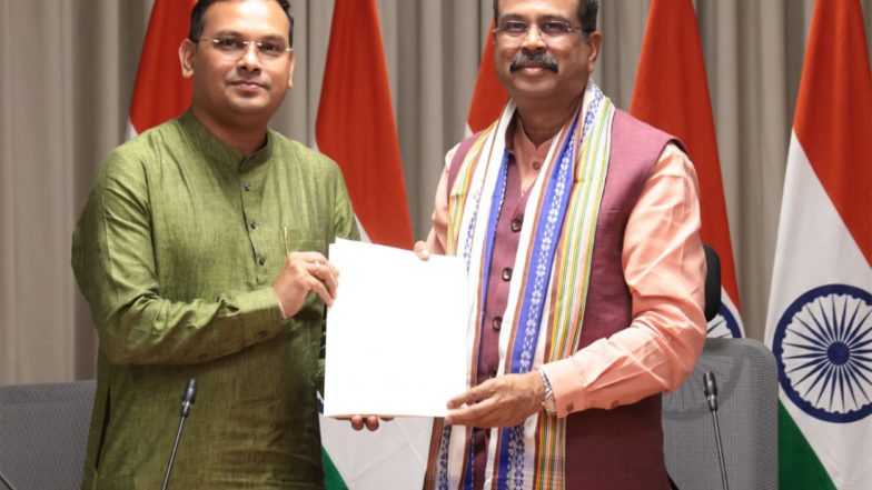 India News | Tripura Seeks Centre's Support for Higher Education Reforms; Dharmendra Pradhan Assures Early Appointment of Tripura University VC