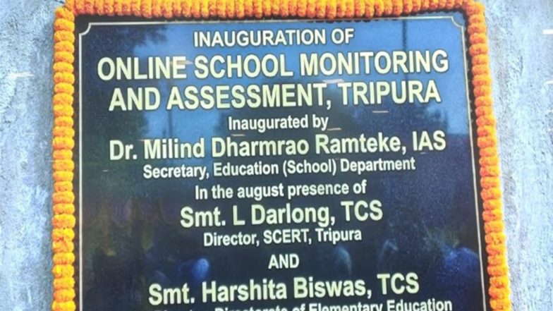 India News | Tripura Launches First-ever Online School Monitoring System to Strengthen Foundational Education