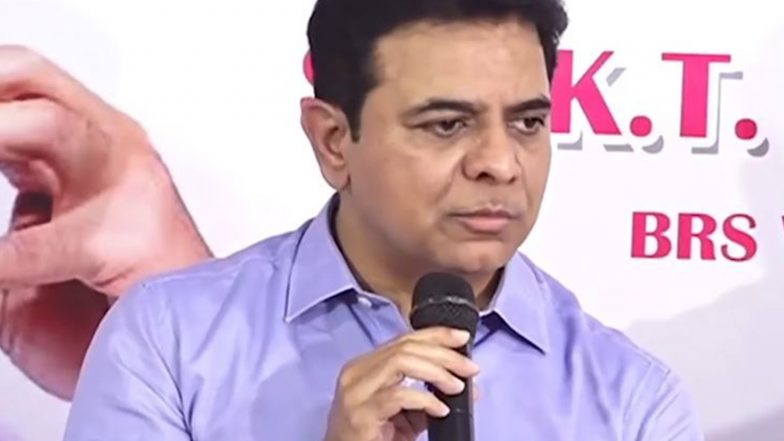 India News | KTR Blames Revanth Govt for Hyderabad Rain Chaos, Alleges Lack of Monsoon Preparedness