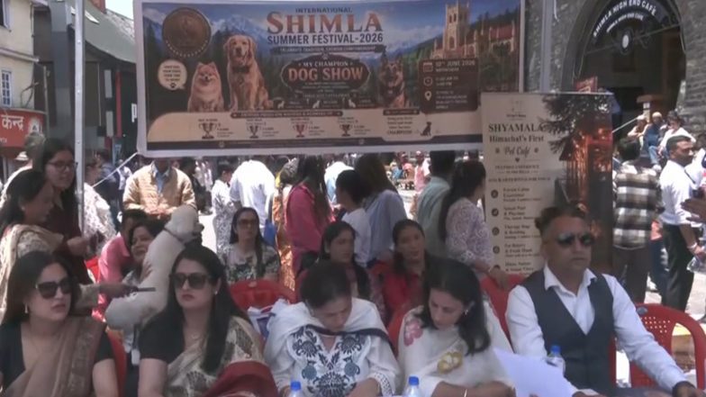 India News | Himachal Pradesh: Dog Show Draws Crowds at Shimla Summer Festival, Promotes Pet Care