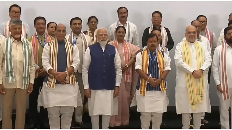 India News | People-centric Development, Performance-oriented Governance: NDA's Resolution Hails PM Modi's 12-year Tenure
