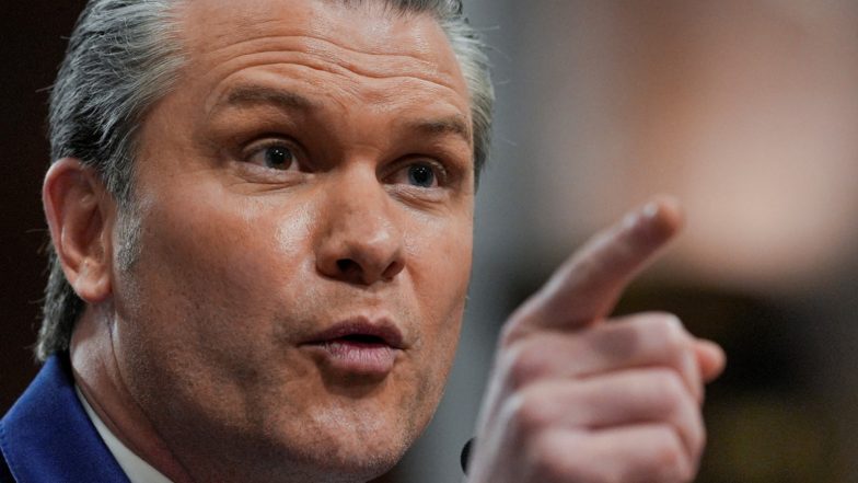 World News | Pete Hegseth Echoes Trump's Stance, Says US Will Hit Iran 'hard'