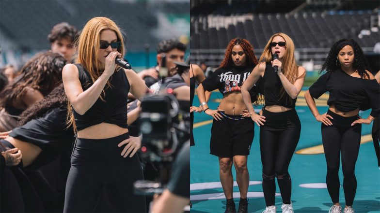 Entertainment News | FIFA World Cup 2026: Shakira Shares BTS Pics, Says She's Ready After 'non-stop' Rehearsals Ahead of Opening Ceremony