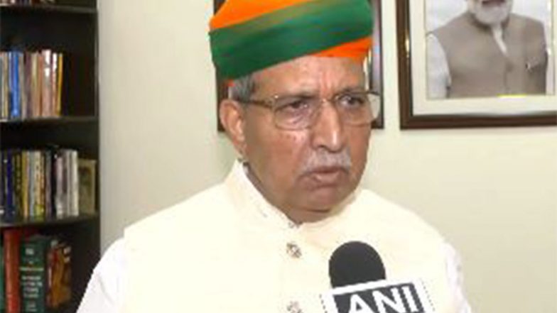 India News | PM Modi Changed Speed and Scale of Governance, Resulting in Faster Development: Arjun Ram Meghwal